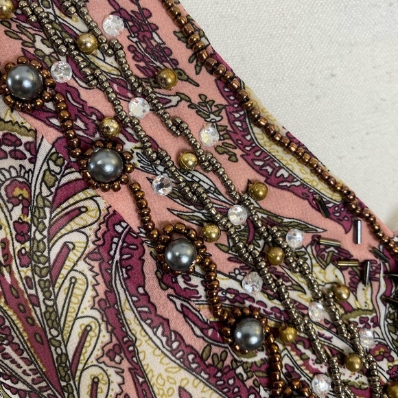 BKE Boutique Paisley Blouse size medium - Picture 10 of 12